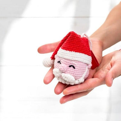 Father Christmas Decoration - Crocheted